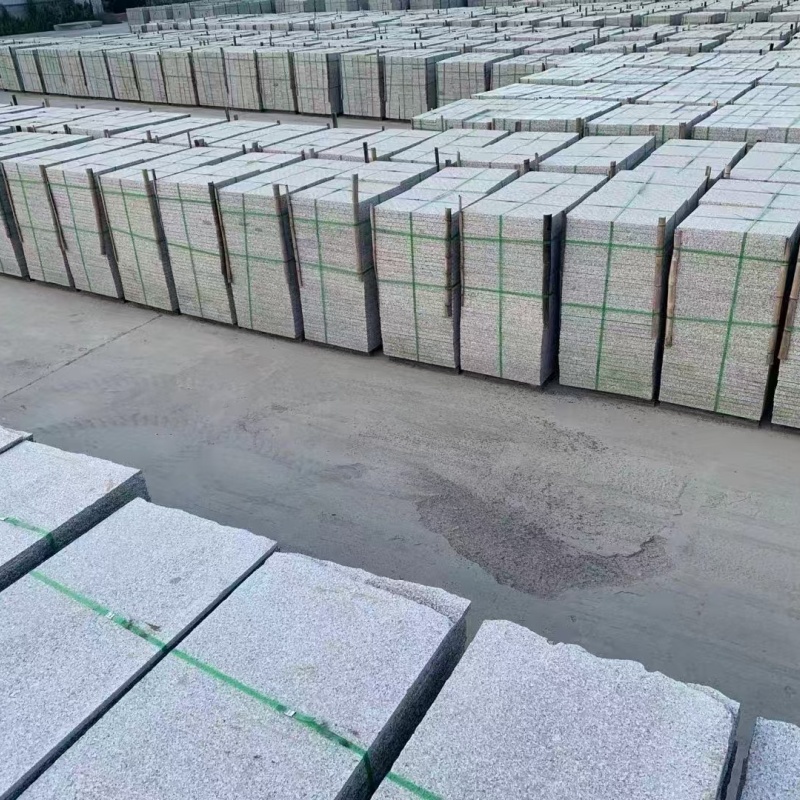温州芝麻白火烧板石材厂家